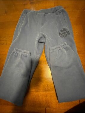 Roots Navy Blue Fleece Joggers